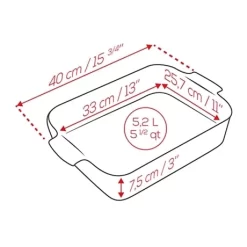 Peugeot Plat Four Rectangulaire Céramique écru 40 Cm -Produits De Cuisine 201168 2 2 Plat four rectangulaire ceramique ecru 40 cm Peugeot
