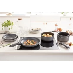 Set 3 Poêles Anti-adhésives Effet Pierre Et Manche Amovible 8 Set 3 Poêles Anti-adhésives Effet Pierre Et Manche Amovible -Produits De Cuisine 20211 3 4 Set 3 poeles anti adhesives Effet Pierre et manche amovible Mathon