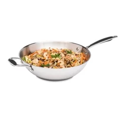 Lot Wok Tout Inox Et Couvercle Verre 30 Cm Excell'Inox 5 Lot Wok Tout Inox Et Couvercle Verre 30 Cm Excell'Inox -Produits De Cuisine 209005 2 1 Lot wok tout inox et couvercle verre 30 cm Excell Inox Mathon