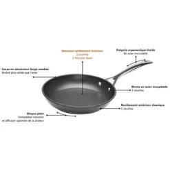 Le Creuset Poêle Wok Les Forgées 30 Cm -Produits De Cuisine 23800 3 2 Poele wok Les Forgees 30 cm Le Creuset