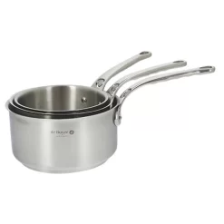 De Buyer Set De 3 Casseroles Milady 16, 18 Et 20 Cm