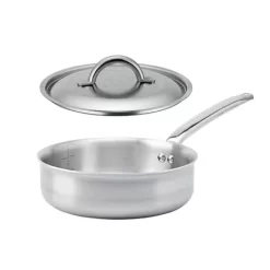 De Buyer Set Sauteuse Alchimy 24 Cm Et Couvercle