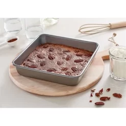 Lot 2 Moules à Manqué Rond Et Carré Acier Revêtement Antiadhérent 23 Cm -Produits De Cuisine 549019 2 1 Lot 2 moules a manque rond et carre acier revetement antiadherent 23 cm Mathon