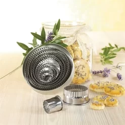 Lot 2 Boîtes De 14 Découpoirs Ronds Lisses Et Cannelés 2 à 11 Cm -Produits De Cuisine 579007 2 2 Lot 2 Boites de 14 decoupoirs ronds lisses et canneles 2 a 11 cm Mathon