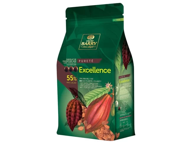Chocolat Noir Excellence 55% - 5 Kg - Cacao Barry 1 Chocolat Noir Excellence 55% - 5 Kg - Cacao Barry
