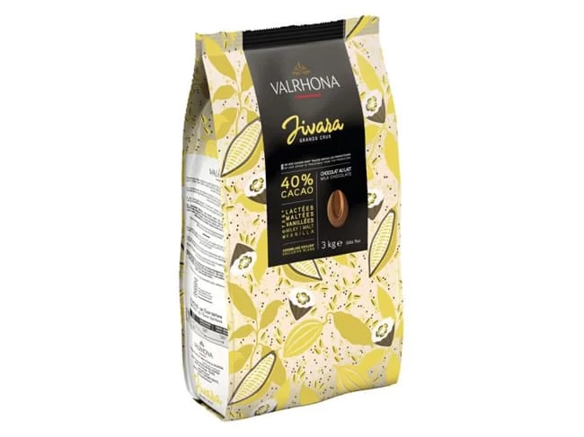 Chocolat Au Lait Jivara 40% - 3 Kg - Valrhona 1 Chocolat Au Lait Jivara 40% - 3 Kg - Valrhona