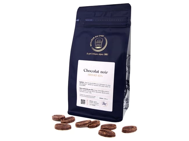 Chocolat Noir Abinao 85% - 500 G - Valrhona 2 Chocolat Noir Abinao 85% - 500 G - Valrhona – Image 2