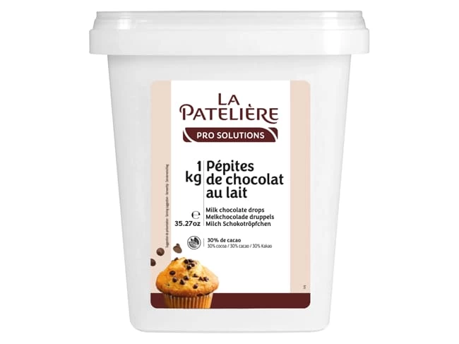 Pépites De Chocolat Au Lait 30% - 1 Kg - La Patelière 2 Pépites De Chocolat Au Lait 30% - 1 Kg - La Patelière – Image 2